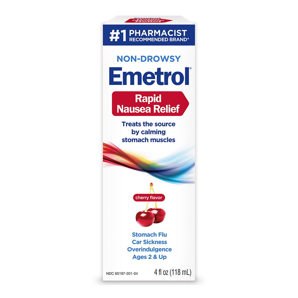Emetrol For Nausea, Cherry Flavor Syrup, 4 Fl Oz